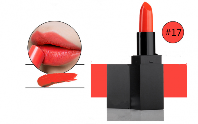 女の子のためのグレープフルーツ色の口紅を魅了する30の色の唇の構造プロダクト