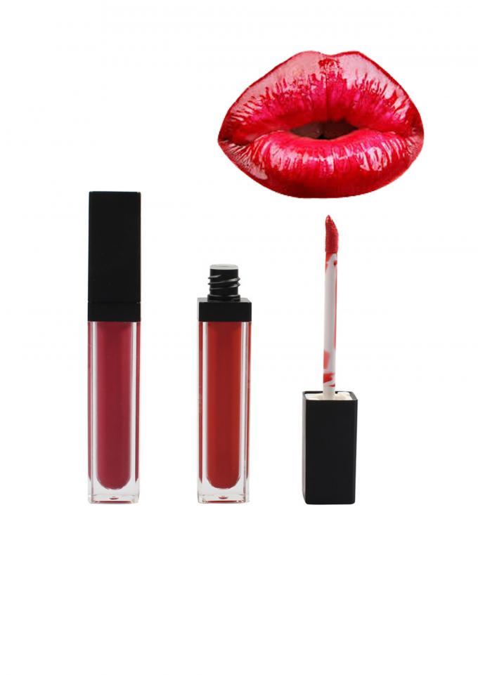 ロマンチックな美の化粧品の防水無光沢の液体の口紅の有機性管12色
